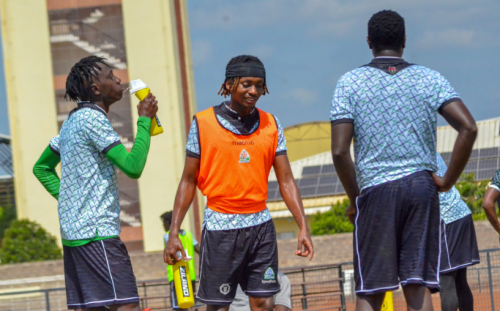 Gor Mahia FC players during a training session on Thursday October 31, 2024. PHOTO/@gormahiafcke/X