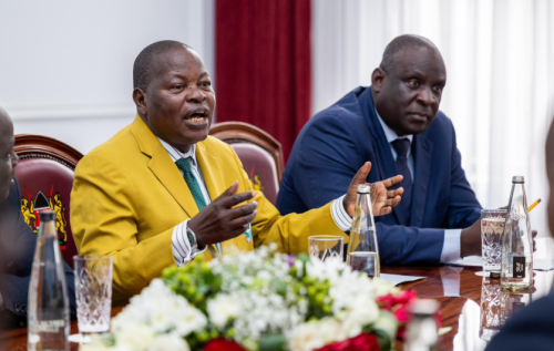 KUPPET officials during their meeting at State House on Saturday November 2, 2024. PHOTO/@WilliamsRuto/X