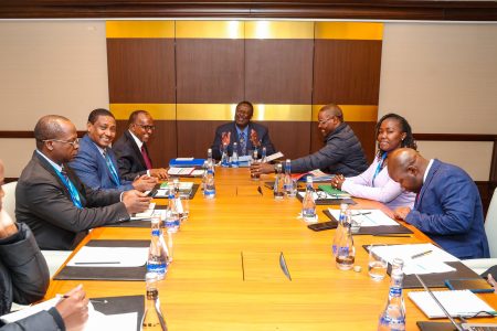 The Kenyan delegation at the COP29 conference in Baku. PHOTO/@HonAdenDuale/X