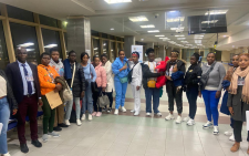 Kenyan evacuees received from Lebanon