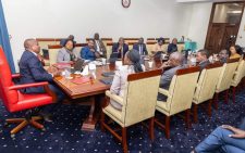 Deputy president Kithure Kindiki chairing a Cabinet meeting at his official Karen residence on Tuesday, November 12, 2024. PHOTO/@KindikiKithure/X