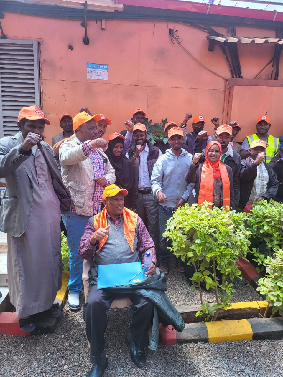 ODM members in Marsabit hold meeting before grassroot elections scheduled for Wednesday November 27, 2024. PHOTO/@TheODMparty/X