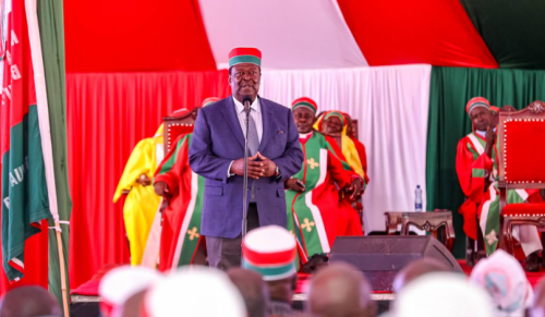 Prime Cabinet Secretary Musalia Mudavadi speaking on Sunday November 3, 2024. PHOTO/@MusaliaMudavadi/X