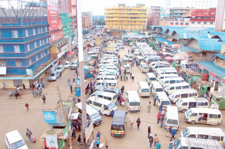 Nyeri matatus. PHOTO/Print