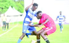 AFC Leopards Vs Shabana during the midweek fixture. PHOTO/Print