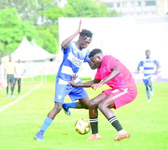 AFC Leopards Vs Shabana during the midweek fixture. PHOTO/Print