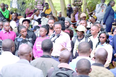 Labour Cabinet Secretary, Dr Alfred Mutua. PHOTO/Print