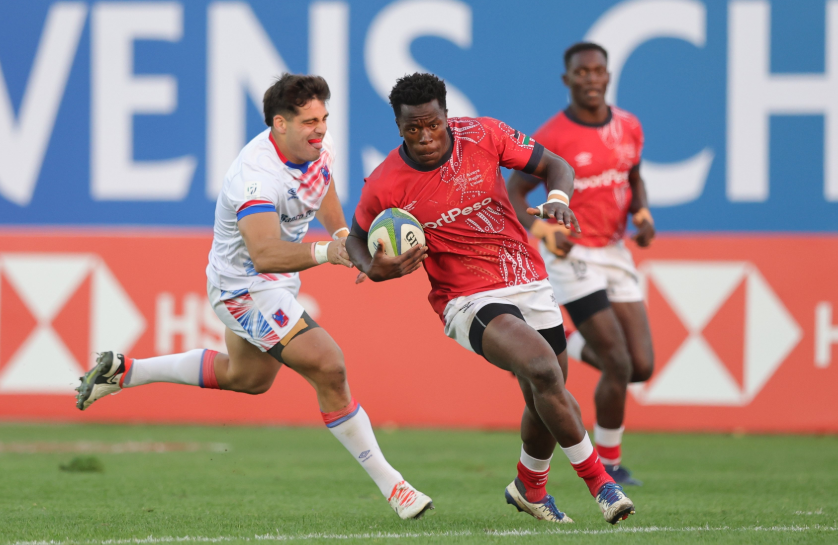 Kenyan rugby player during a past action. PHOTO/@KenyaSevens/X