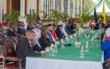 President William Ruto chairing a meeting with Coast leaders at State House on Monday, November 25, 2024. PHOTO/@WilliamsRuto/X