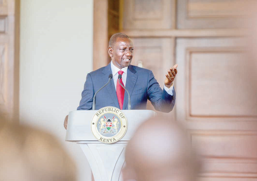 President William Ruto. PHOTO/Print