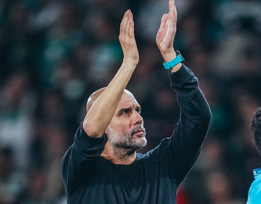 Manchester City manager Pep Guardiola. PHOTO/@ManCity/X