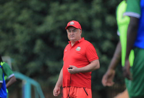 Harambee Stars head coach Engin Firat. PHOTO/@Harambee__Stars/X