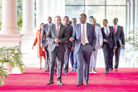 President William Ruto yesterday chaired a cabinet meeting at State House, Nairobi. PHOTO/Print