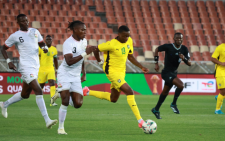 Kenya vs Zimbabwe in action during AFCON qualifier in Polokwane, South Africa.