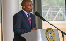 DP Kindiki speaking during the signing of the performance contracts at State House, Nairobi. PHOTO/@WilliamsRutoX