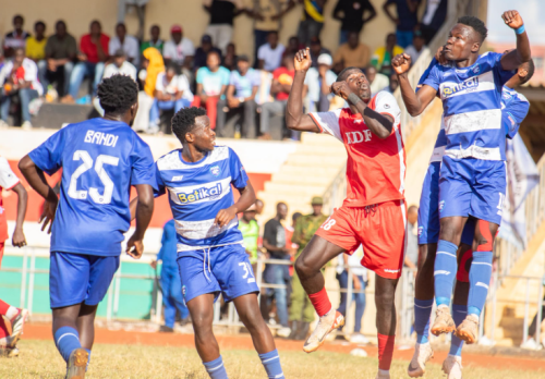 AFC Leopards in action against Ulinzi Stars. PHOTO/https://www.facebook.com/@afcleopardssc