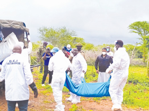 Multi-agency security operation at Shakahola forest after the area had been declared a ‘disturbed area and operation zone’. PHOTO/Print