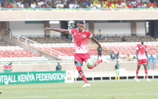 Harambee Stars Teddy Akumu at a past training session. PHOTO/RODGERS NDEGWA