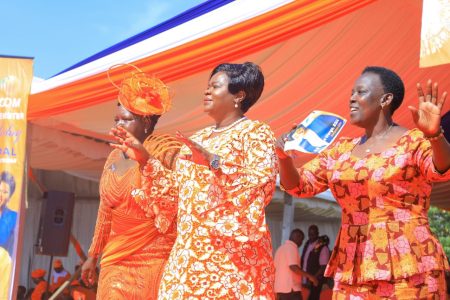 Governor Gladys Wanga at her thanksgiving event. PHOTO/@TheODMparty/X