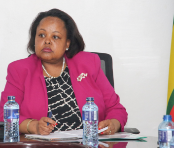 Secretary to the Cabinet Mercy Wanjau during a meeting on Wednesday November 13, 2024. PHOTO/@SpokespersonGoK/X