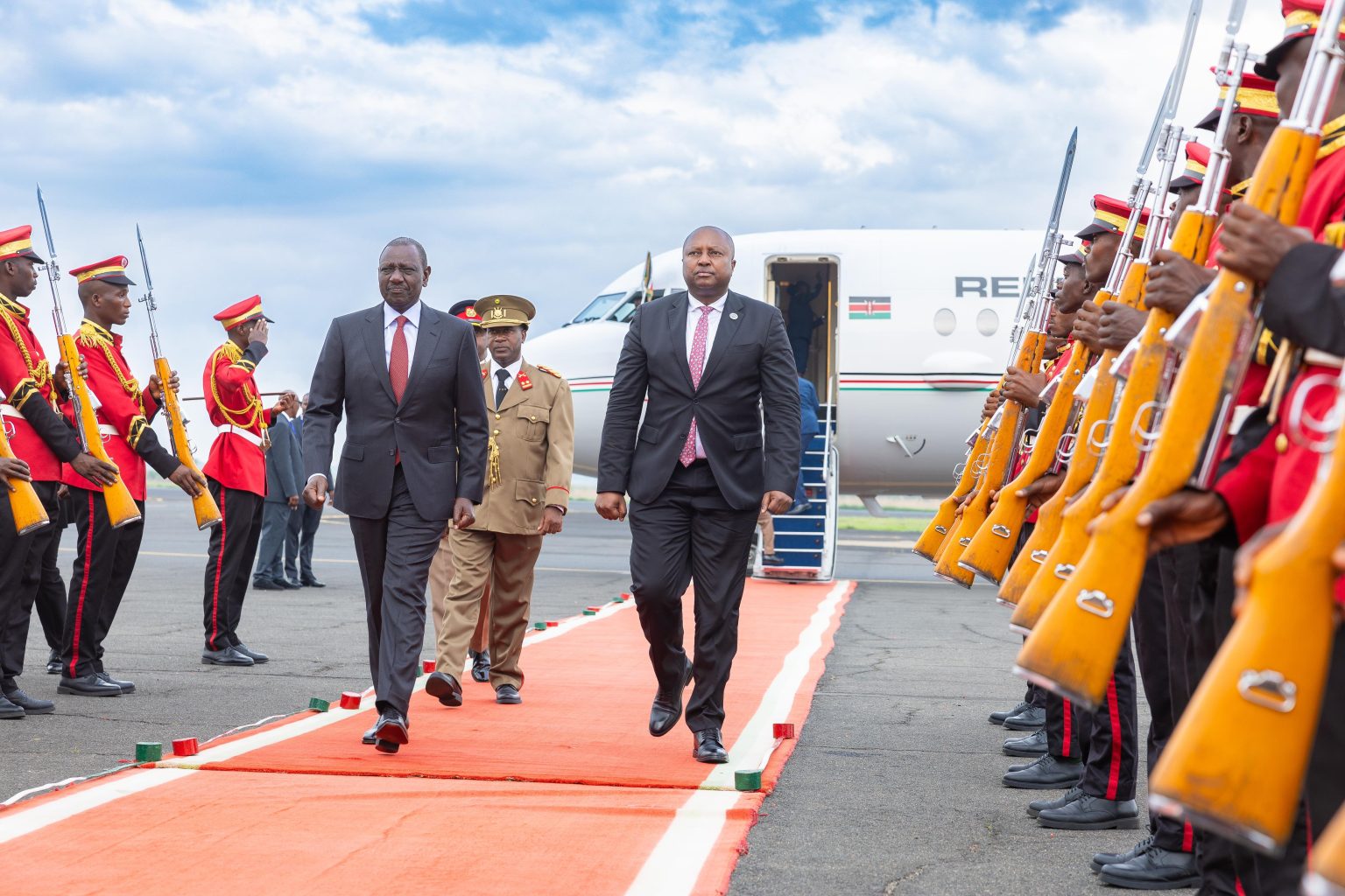 President William Ruto in Burundi. PHOTO/PSC