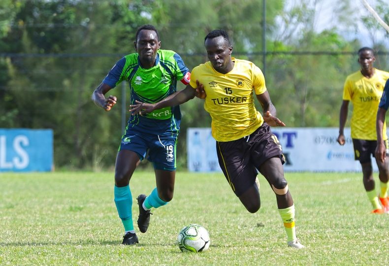 Tusker FC forward Ryan Ogam during a previous match. PHOTO/https://www.facebook.com/Tuskerfootballclub