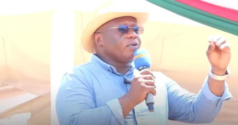 Kilifi North MP Owen Baya speaks on Friday, November 15, 2024. Screengrab from K24Tv/X