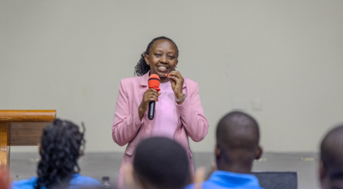 Charlene Ruto speaks during a past youth forum. PHOTO/@charlruto/X