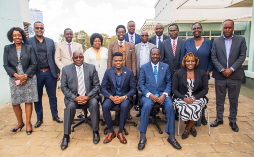 Former prime minister Raila Odinga during a meeting with representatives of Kenyans in the diaspora on Tuesday, November 19, 2024. PHOTO/@RailaOdinga/X