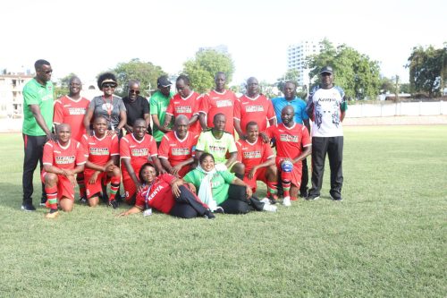 Bunge Football team during their match against Uganda on Sunday, December 8, 2024. PHOTO/https://www.facebook.com/ParliamentKE