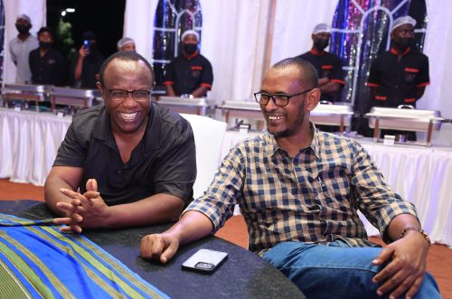 Government advisor David Ndii (left) attends the Pastoralist Leadership Forum in Wajir. PHOTO/https://www.facebook.com/ParliamentKE