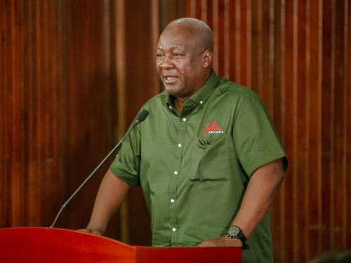 Ghana's President-elect John Dramani Mahama