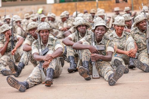 KWS trainees pose for a photo ahead of Tuesday, December 3, 2024, pass-out parade. PHOTO/@KWSKenya/X