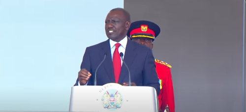 President William Ruto speaking during Jamhuri Day Celebrations on Thursday December 12, 2024. PHOTO/Screengrab by PD Digital/https://www.youtube.com/watch?v=bj1DoU-PHH4