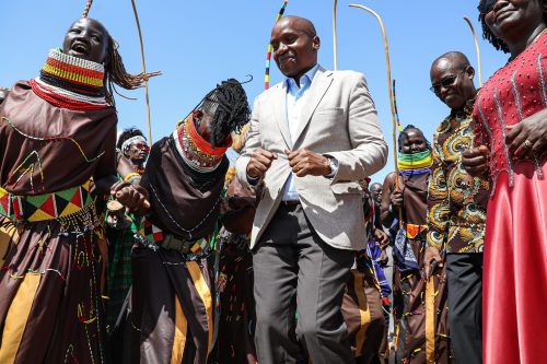 Deputy President Kithure Kindiki in Turkana County on Sunday December 15, 2024. PHOTO/https://www.facebook.com/KithureKindiki