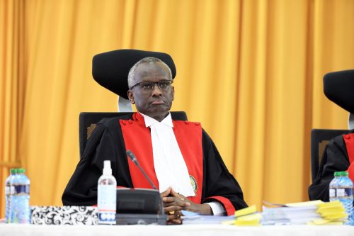 Justice Isaac Lenaola during a previous Supreme Court session. PHOTO/@Kenyajudiciary/X