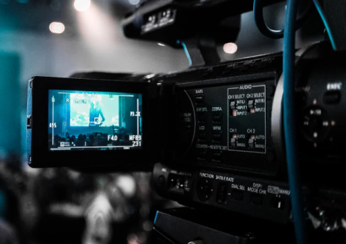 Camera recording in a newsroom. Image used for illustration purposes only. PHOTO/Pexels
