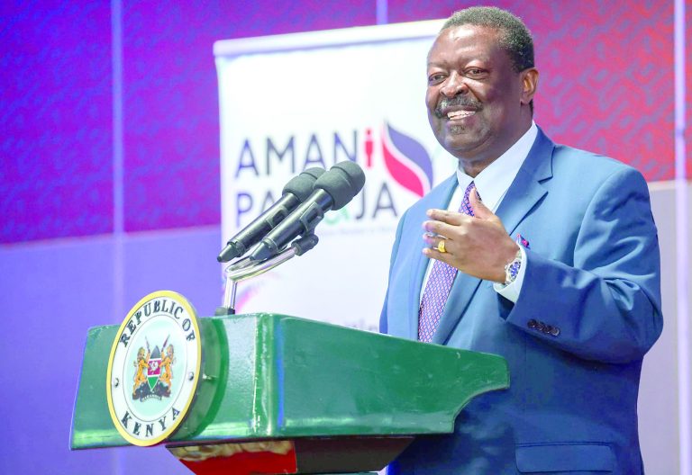 Mudavadi announces major drop in national crime rates