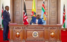 President William Ruto assenting to the Division of Revenue (Amendment) Bill, 2024, the Rating Bill 2022, and the Water (Amendment) Bill, 2024, at State House Nairobi. PHOTO/@WilliamsRuto/X