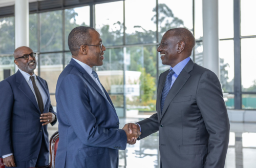 President William Ruto meets IMF Deputy Managing Director Nigel Clarke