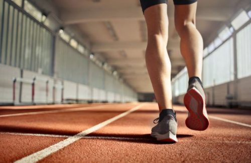 Fit athlete during training on running track. Image used for representation purposes only. PHOTO/Pexels