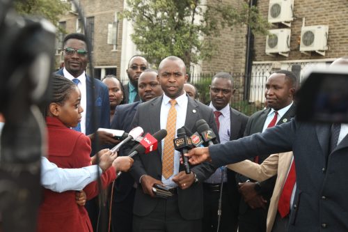 Kenya Union of Clinical Officers (KUCO) chairperson Peterson Wachira