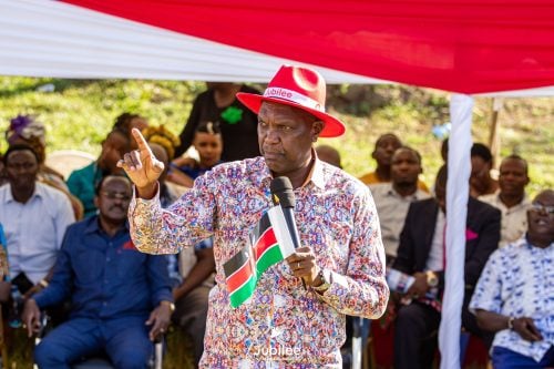 Jubilee party Secretary-General Jeremiah Kioni during a past function. PHOTO/@HonKioni/X