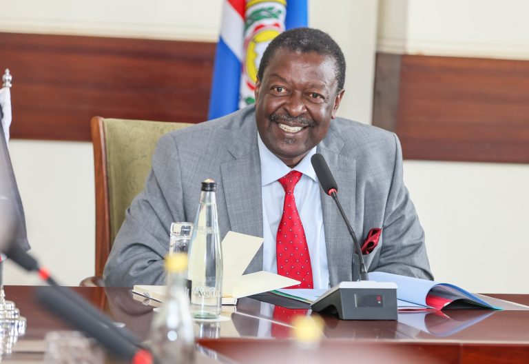 Mudavadi heaps praise on Kabogo, Kagwe and Kinyanjui after taking oaths as new CSs