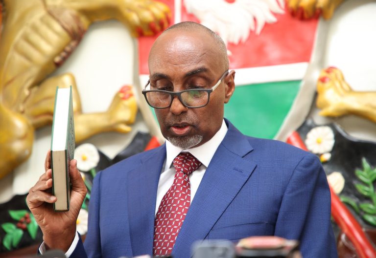 Abdi Mohamud sworn in as EACC CEO