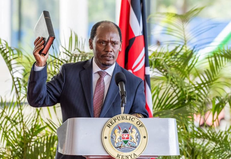 Kabogo commits to building Kenya’s digital future after being sworn in as CS