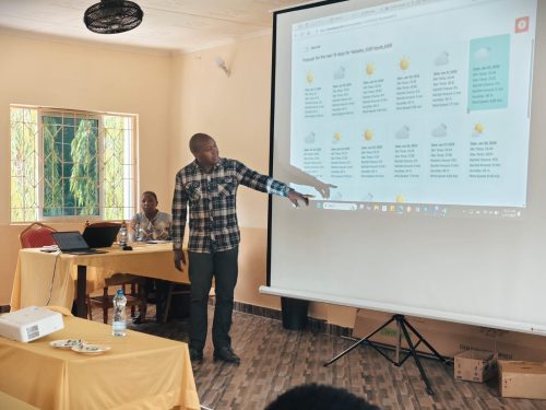 A KALRO officer conducts training on digital soil mapping at Gede ACK Church in Kilifi County during a past event. PHOTO/https://www.facebook.com/search/top/?q=kalro