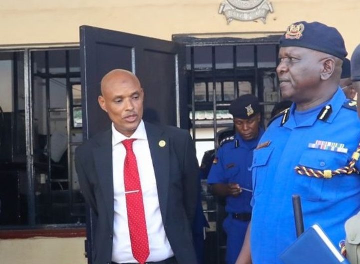 Inspector General of Police Douglas Kanja and DCI director Muhammad Amin at a past function. PHOTO/@NPSOfficial_KE/X