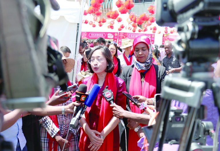 Chinese envoy leads New Year celebrations