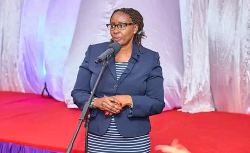 Dagoretti North MP Beatrice Elachi speaks during a past function. PHOTO/@BeatriceElachi_/X